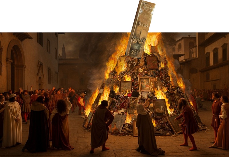 Bonfire of the Vanities, painting
