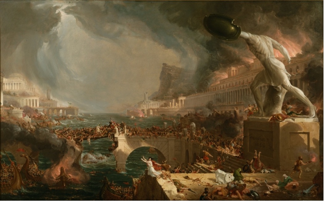 Thomas Cole: The Course of Empire: Destruction, 1836